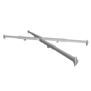 Aluminiumlyftok LWA (6645-kryss-TL/ALU teleskopiskt)