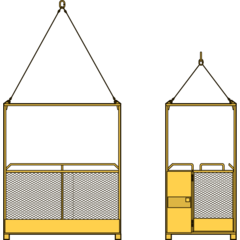 Crane Lift Basket BK-500 / BK-1000 / BK-1000 (Emergency)