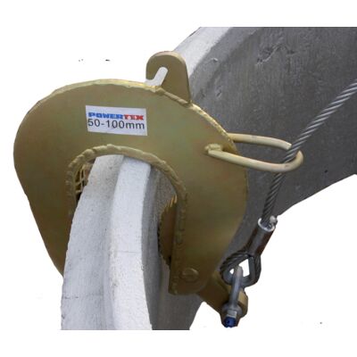 We stock two standard sizes of well-ring lifters for lifting and handling of concrete well rings.