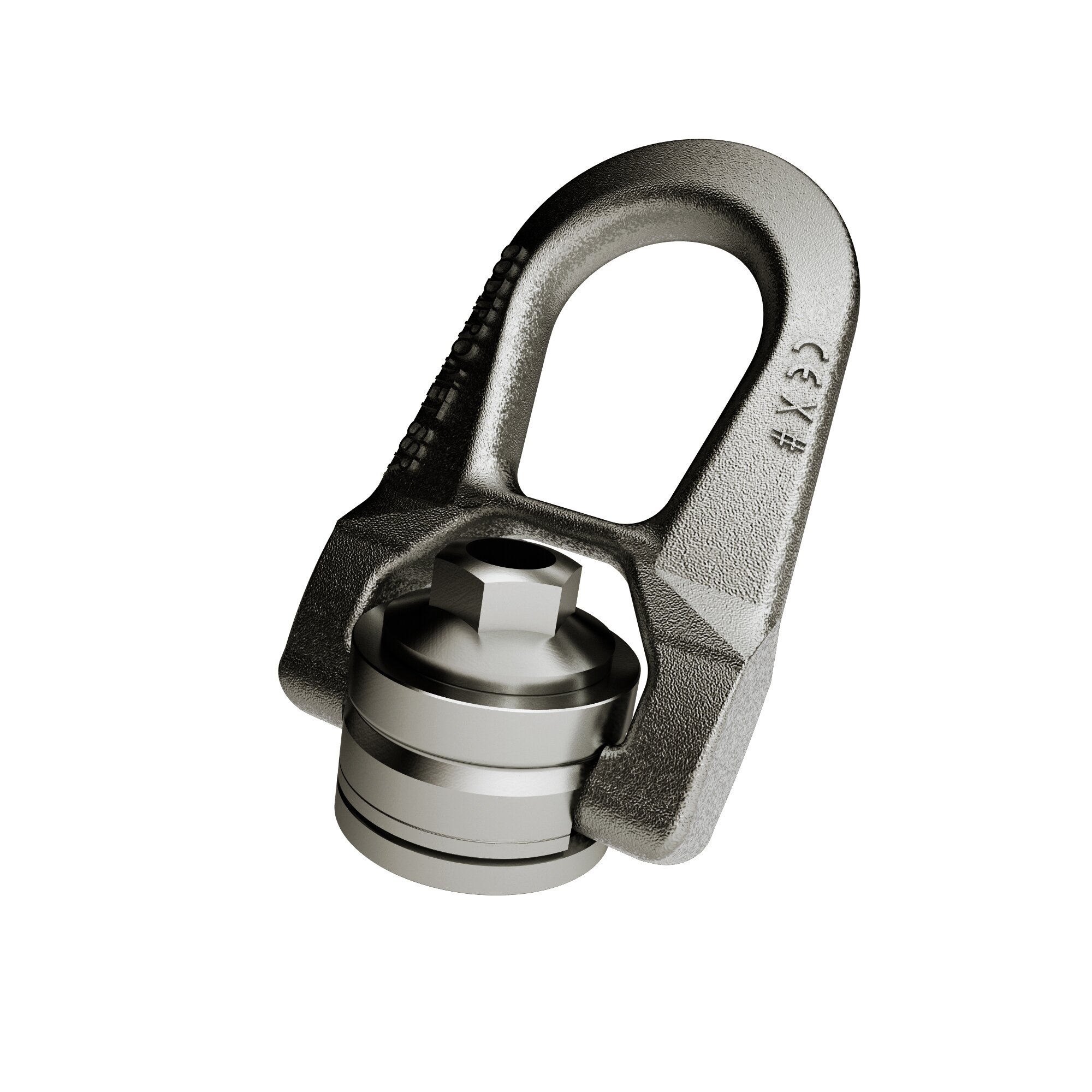 Female Double swivel ring SS FE DSR, stainless steel CERTEX Svenska