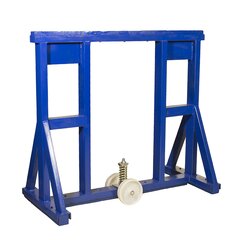 For use with trailers, construction with wood in upper and lower edge, bogie axle in steel. No stock Trailer Horse