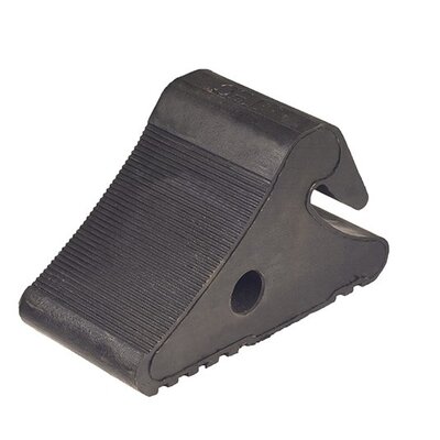 Rubber chock for trailer