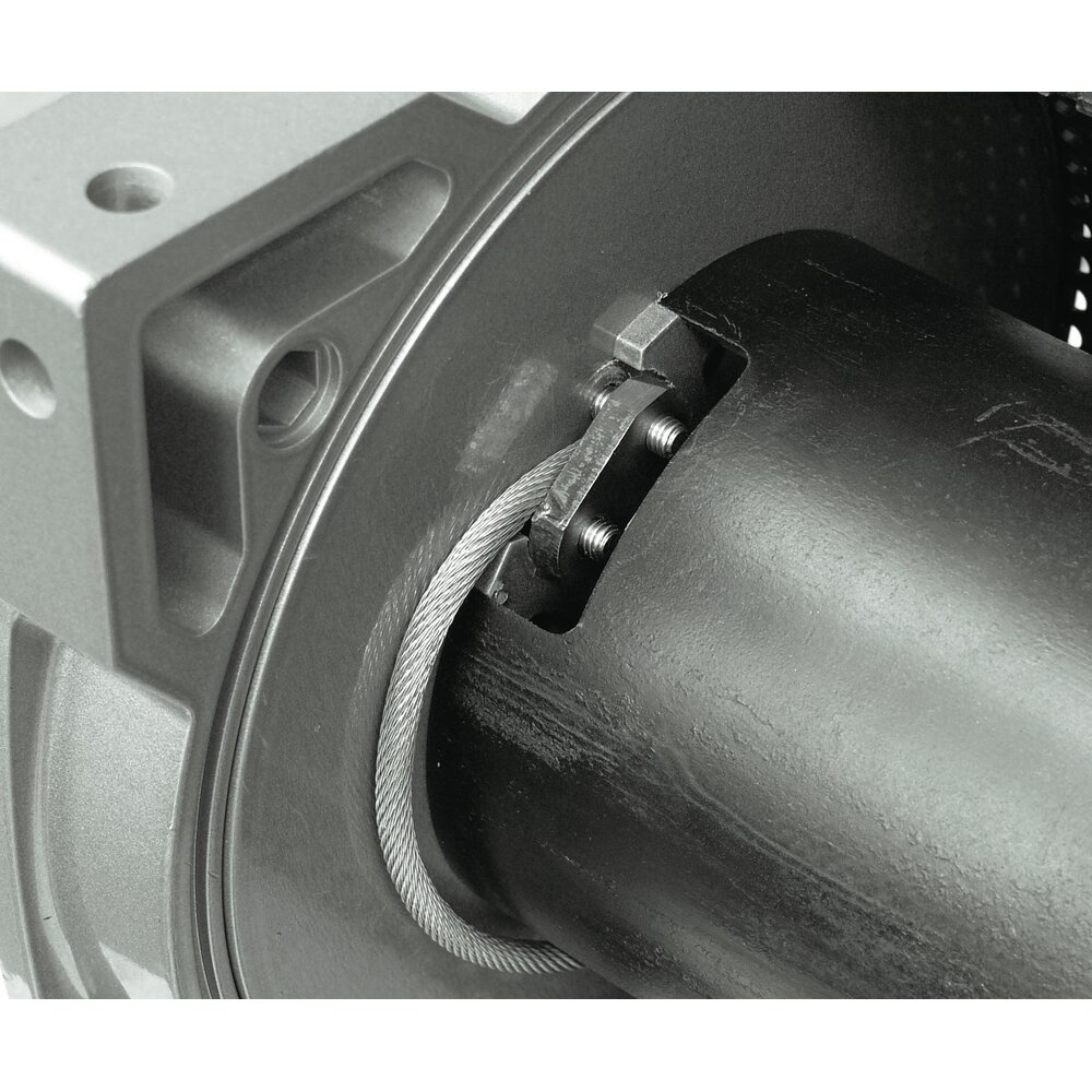 Electric winch TRBoxter cable clamp