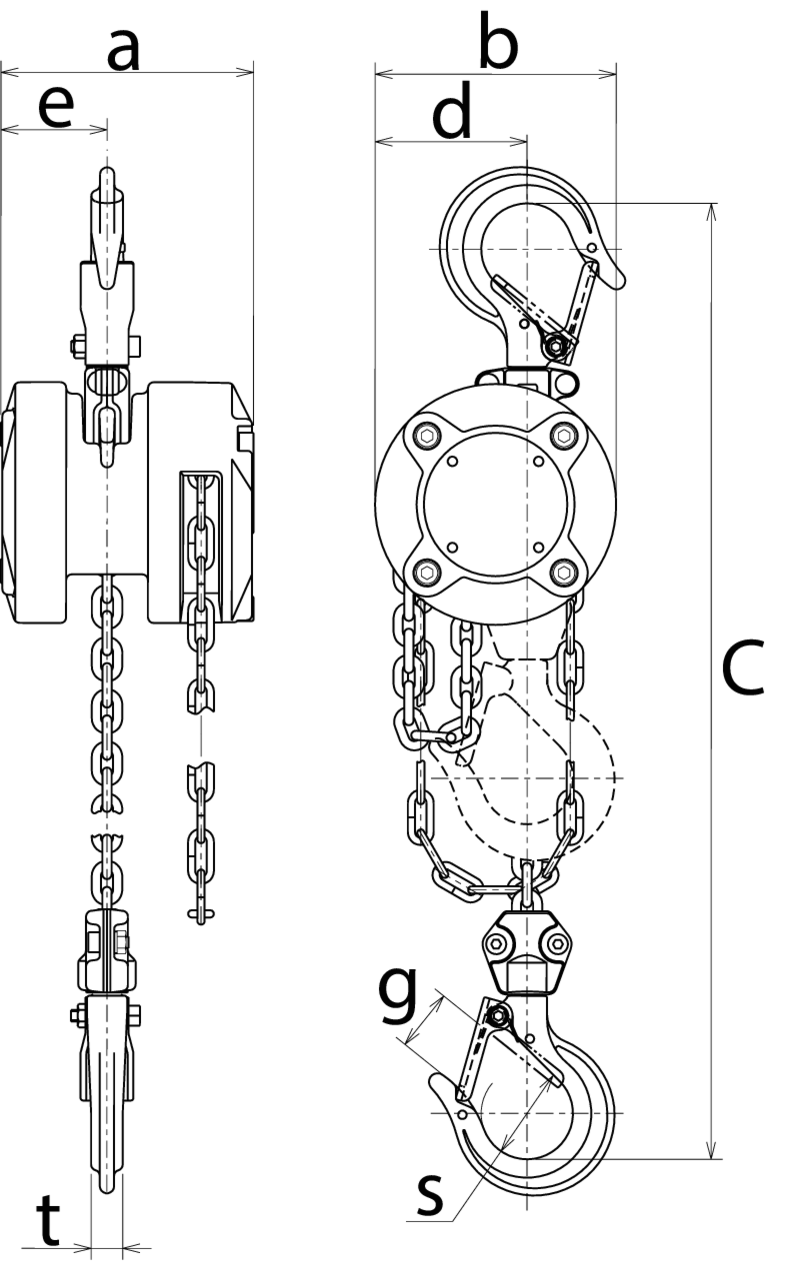 Manual Chain Hoist KITO CX Series CERTEX Svenska