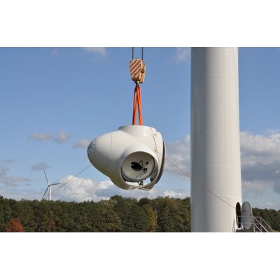 Round Sling Polyester - Heavy-Lift in use