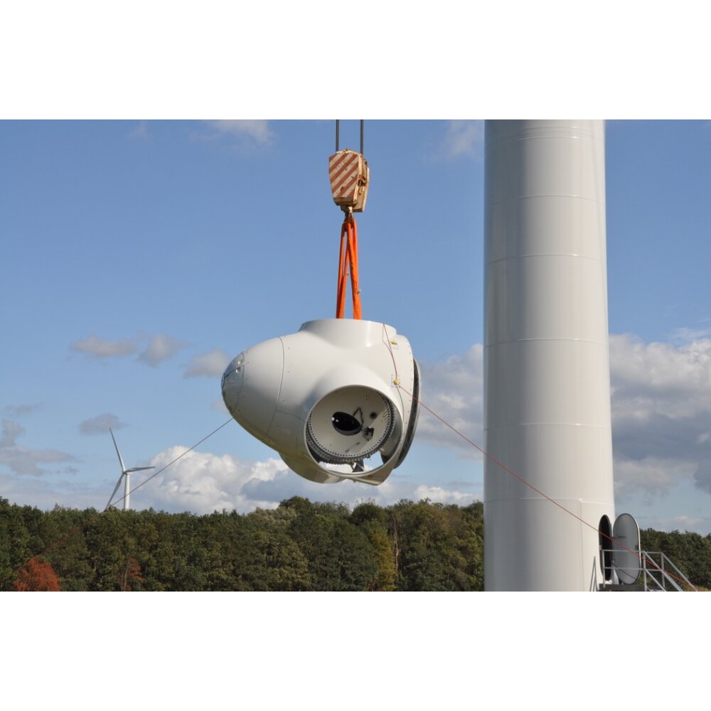 Round Sling Polyester - Heavy-Lift in use