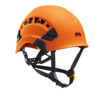 The VERTEX VENT helmet by Petzl comes in many different colours, like this orange version.