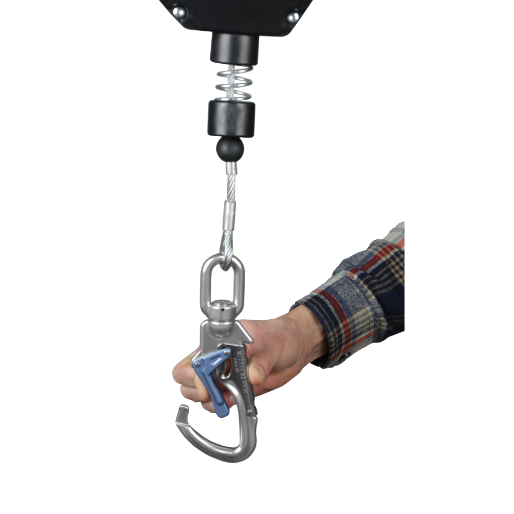 Fallskyddsblock med stålkabel – POWERTEX FBC