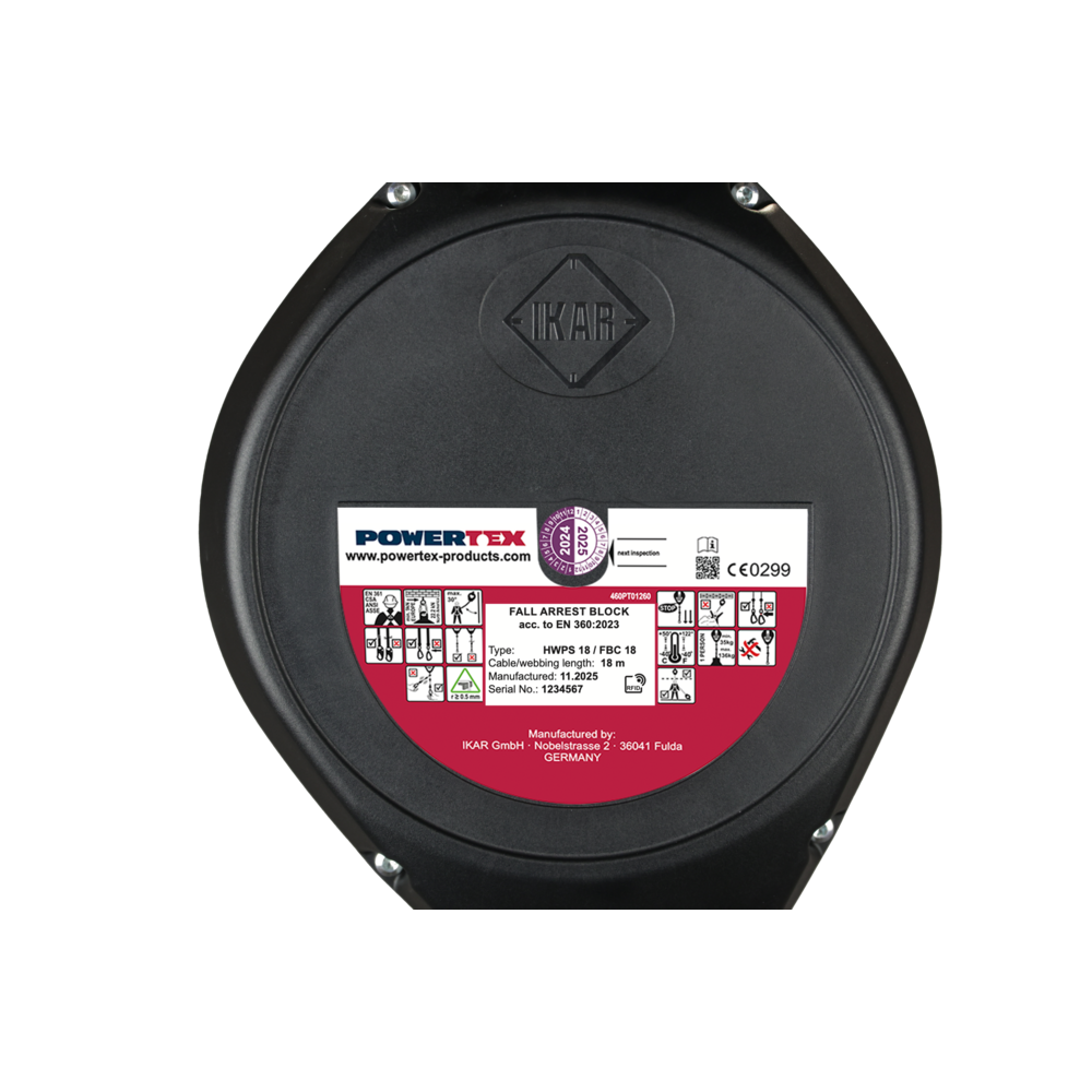 Label on POWERTEX block FBC