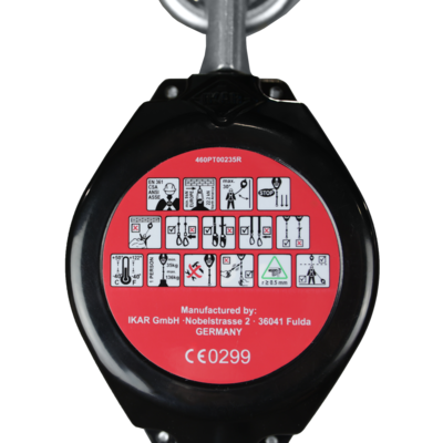 Mini fallskyddsblock med band - POWERTEX MBW25  | © CERTEX Danmark A/S