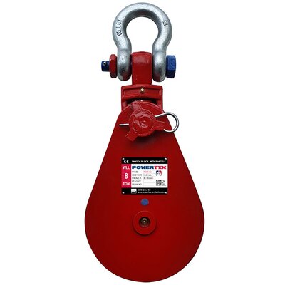 Kastblock med schackel POWERTEX PSBS-S2