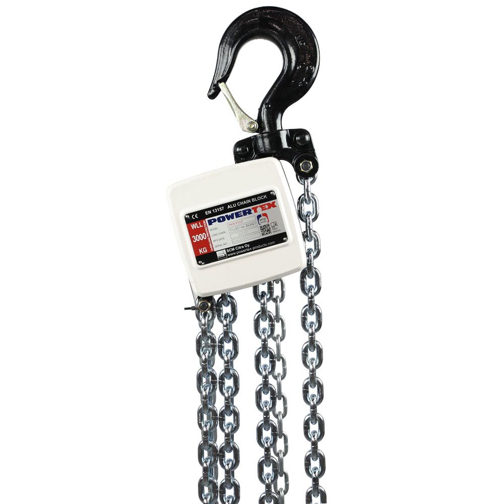 Aluminum shop chain hoist
