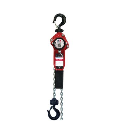 Lever hoist with overload protection that ensures that the hoist will not be overloaded.