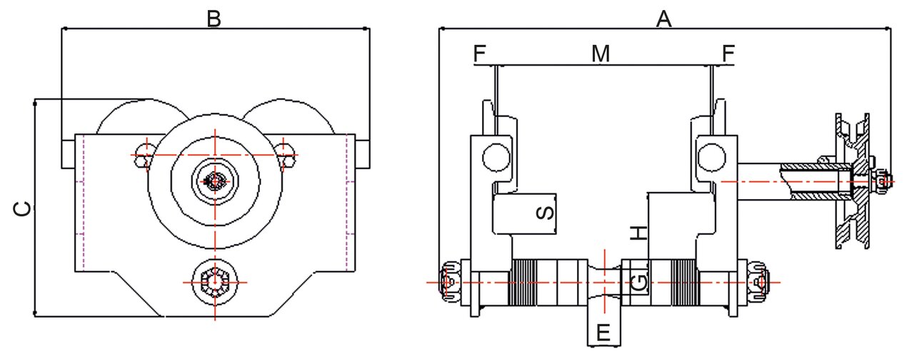 Trolley geared_0.25-5t_dwg