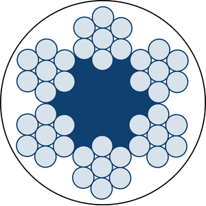 Stållina ROPETEX S42 PVC