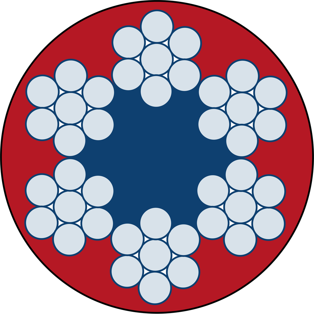 Stållina ROPETEX S42 PVC