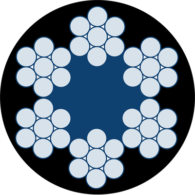Stållina ROPETEX S42 PVC