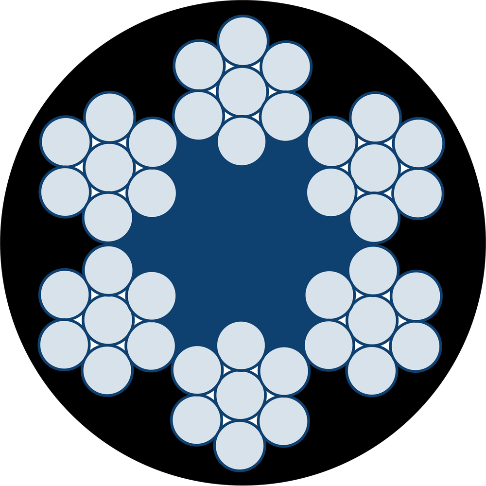Stållina ROPETEX S42 PVC