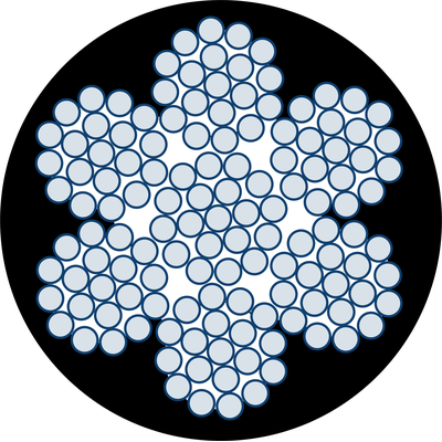 Stållina ROPETEX S33 PVC Svart