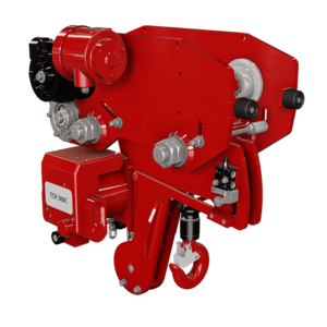 Luftdriven kättingtelfer lågbyggd TCR-serien, 0,5-2 ton