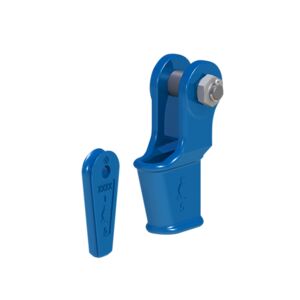 Intended for attaching of wire rope where switching often occur