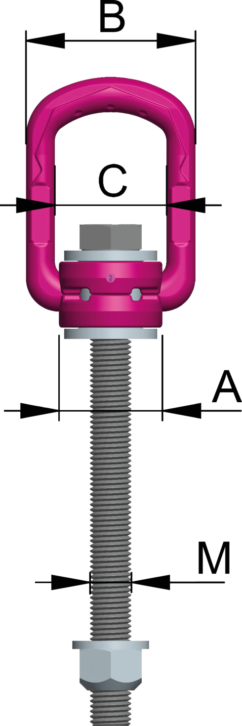 Lifting Eye RUD VLBG-PLUS Long Bolt | CERTEX Svenska