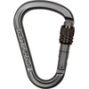 Aluminium carabiner with screw