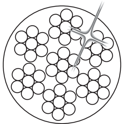 Steel Wire Rope PVC-coated 6x7-WSC Stainless 