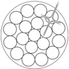 Spiral Rope PVC-coated 1X19 Stainless