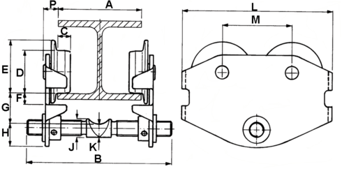 Trolley SVERO 20 drawing