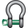 Lyrschackel med skruvbult Green Pin® G-4161
