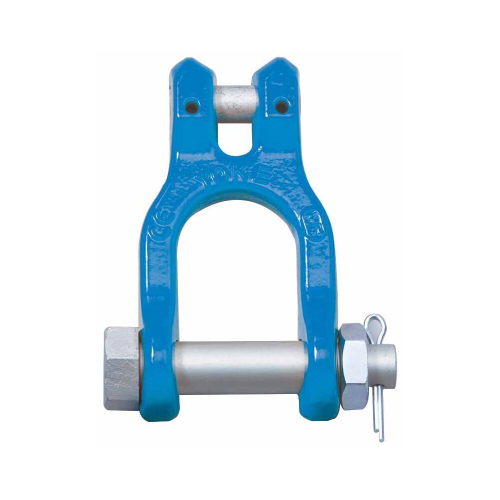 Clevis Shackle X066, painted grade 100 shackle CERTEX Svenska
