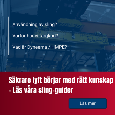 Guider för textila sling