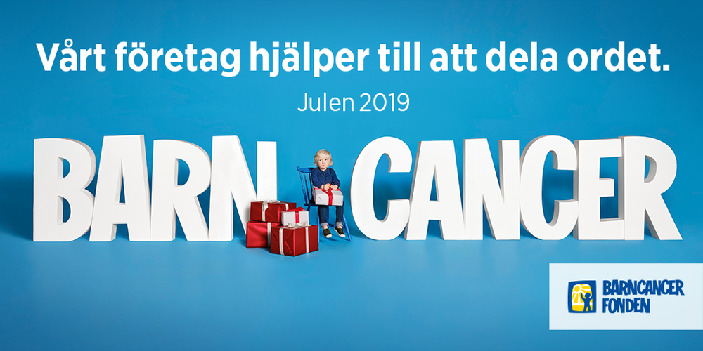 CERTEX stödjer Barncancerfonden