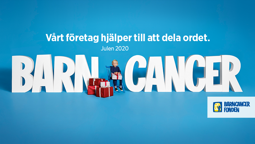 CERTEX gives a Christmas gift to the Swedish Childhood Cancer Fund