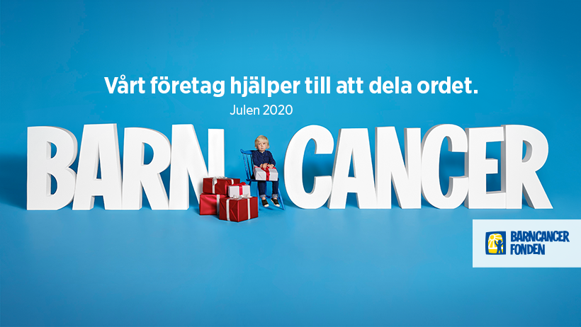 CERTEX ger julgåva till Barncancerfonden