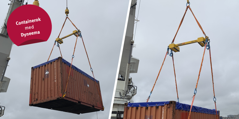 Containerlyftok för effektivitet och säkerhet
