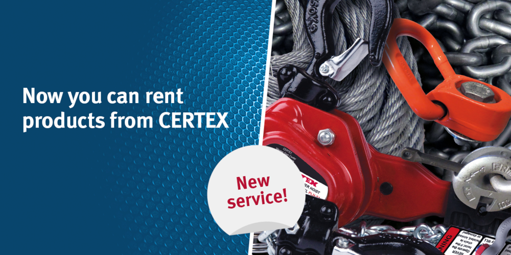 CERTEX offers a new rental service