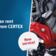 CERTEX offers a new rental service