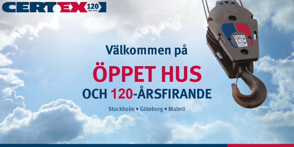 Fira CERTEX 120-årsjubileum tillsammans med oss!