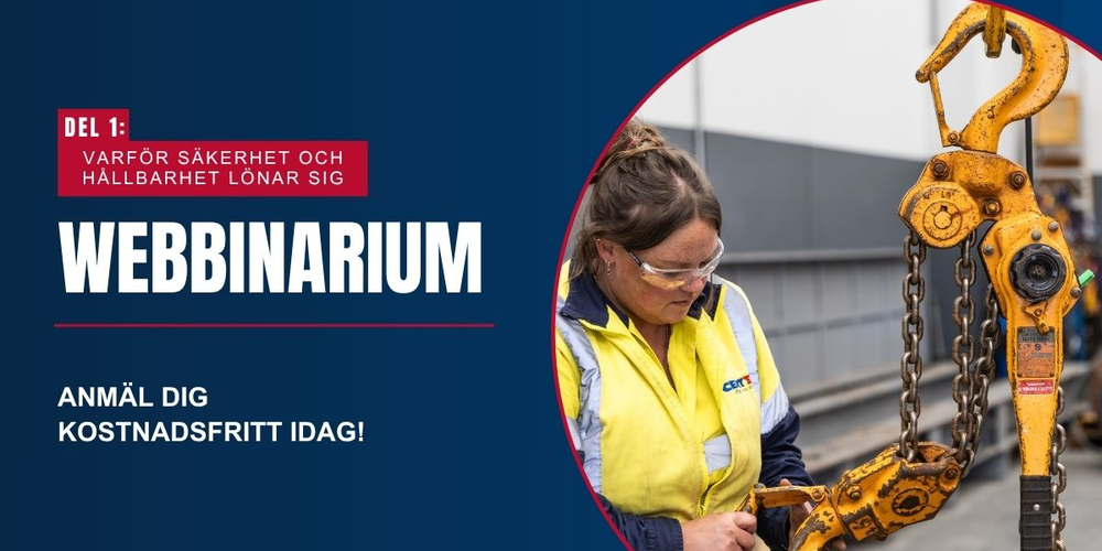 Webbinarium: Varför säkerhet och hållbarhet lönar sig
