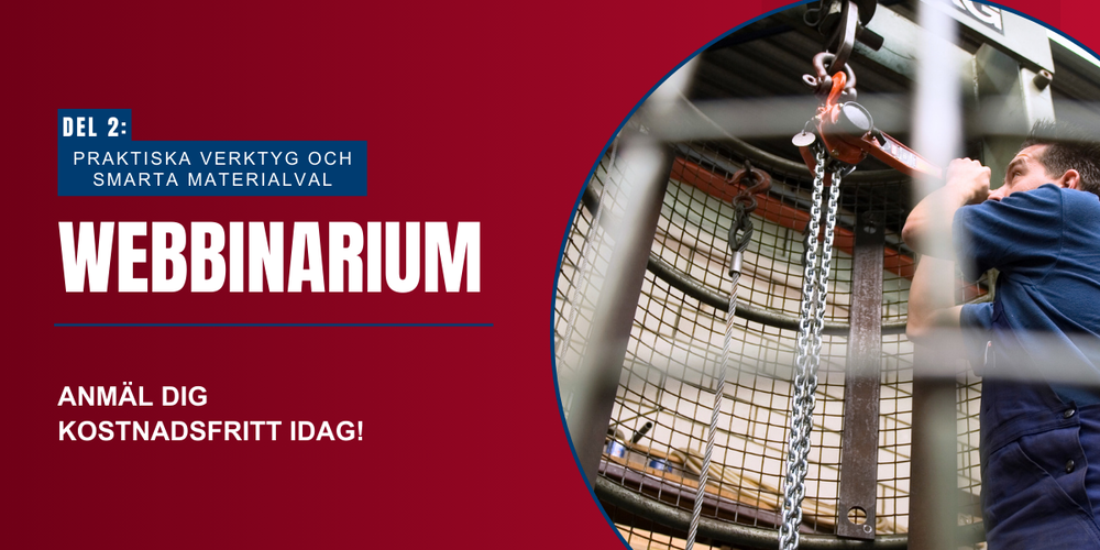 Webbinarium del 2: Praktiska verktyg och smarta materialval