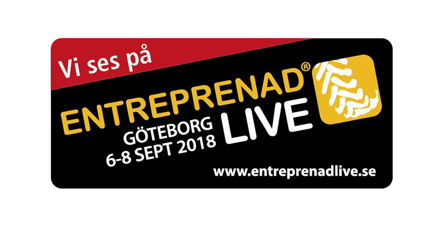 See you at Entreprenad Live 6th - 8th of September! 