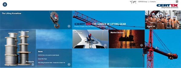 New release of Certex Group Website
